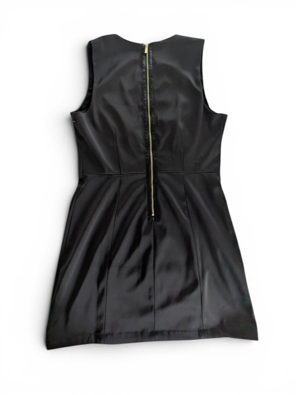 Anthropologie Satin Bodycon Mini Dress Size 12 Deep Brown NWT - Picture 7 of 10